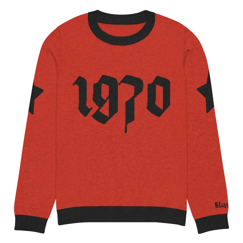 1970 Personalized Knit Sweater