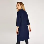 3/4 Sleeve Denim Shirt Dress