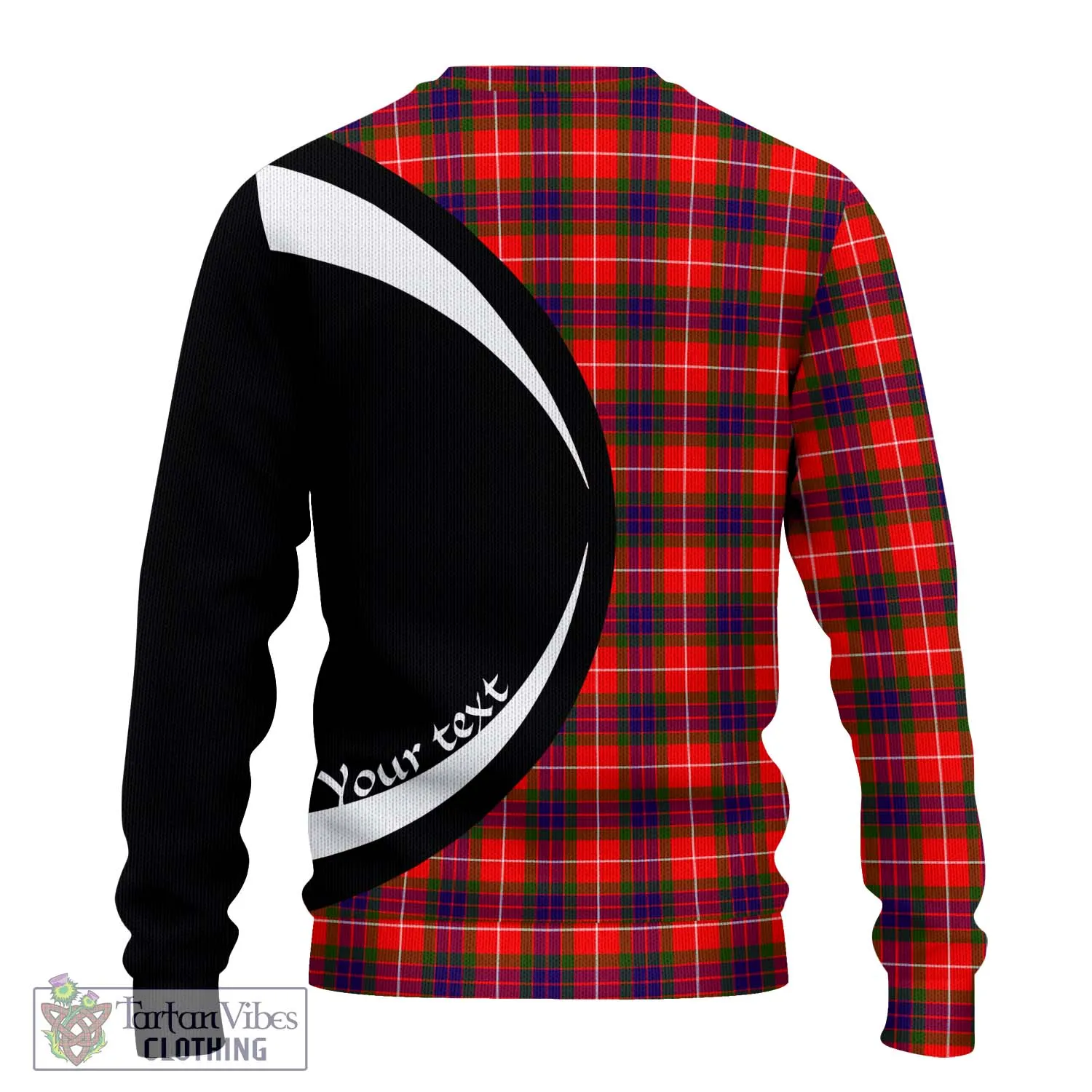 Abernethy Tartan Ugly Sweater with Family Crest Circle Style