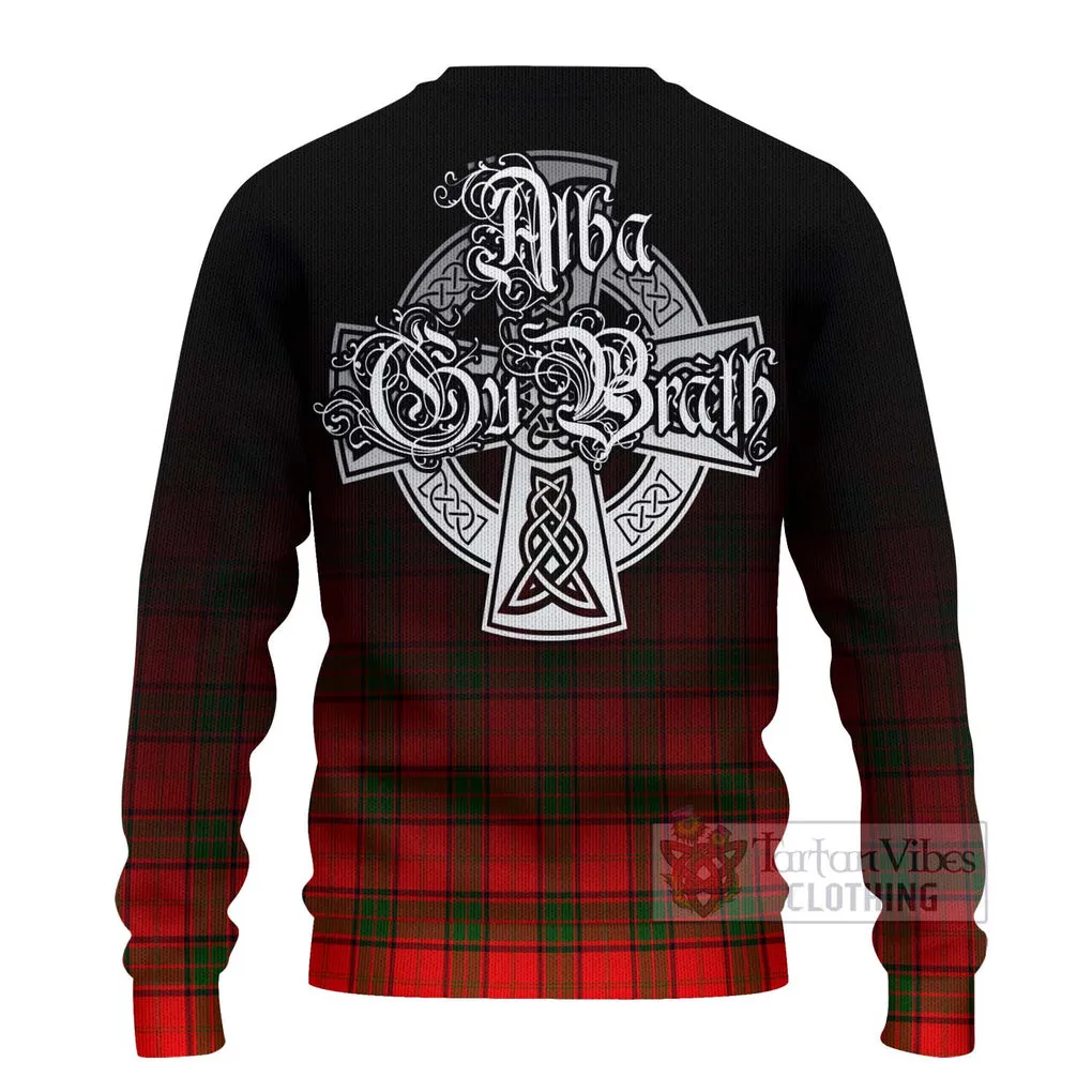 Adair Tartan Ugly Sweater Featuring Alba Gu Brath Family Crest Celtic Inspired