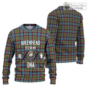 Aikenhead Tartan Ugly Sweater with Family Crest DNA In Me Style