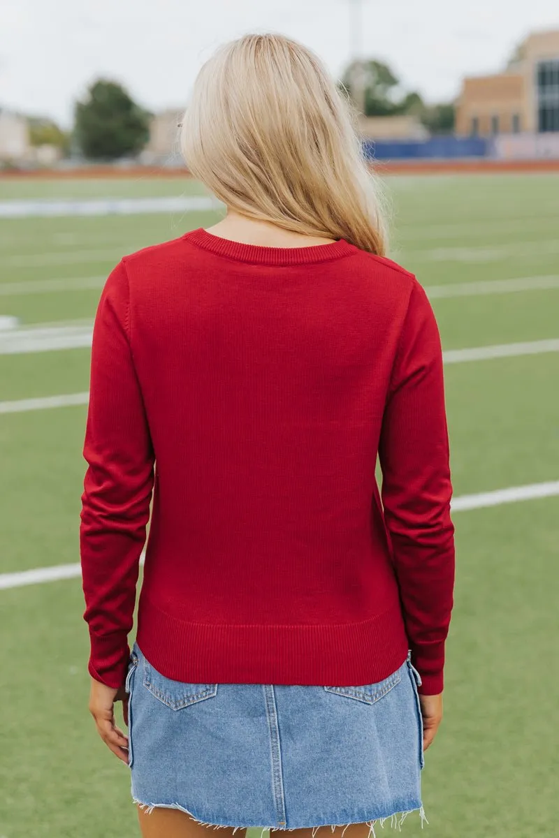 Alabama Game Day Crew Neck Sweater - FINAL SALE