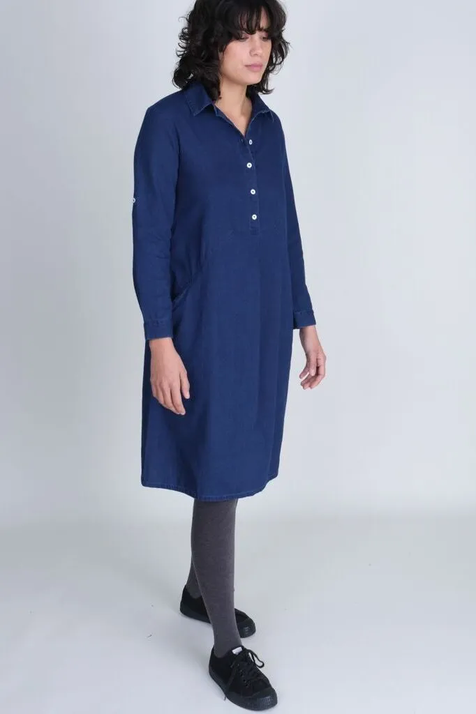 Alexa Shirt Dress Denim