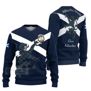 Allardice Tartan Lion Rampant Ugly Sweater Proudly Display Your Heritage with Alba Gu Brath and Clan Name