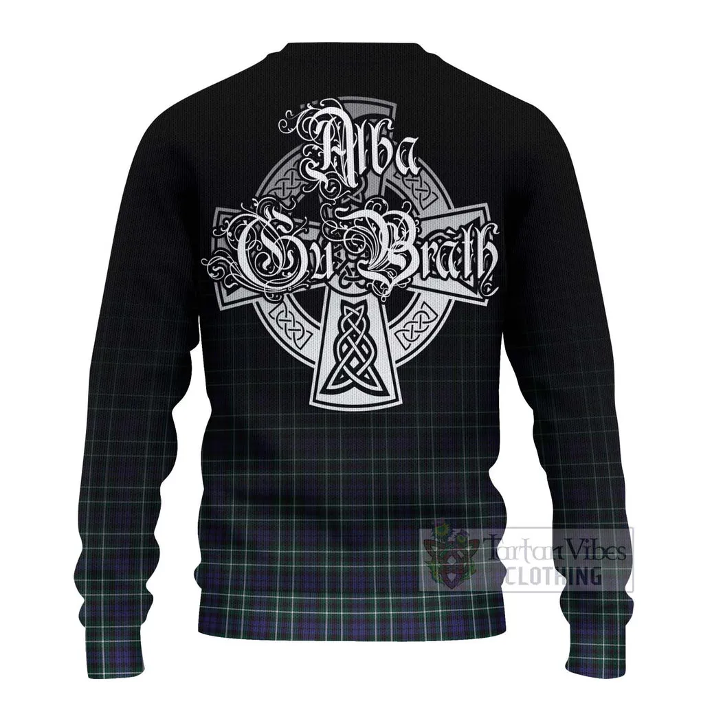 Allardice Tartan Ugly Sweater Featuring Alba Gu Brath Family Crest Celtic Inspired