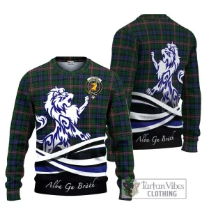 Allison Tartan Ugly Sweater with Alba Gu Brath Regal Lion Emblem