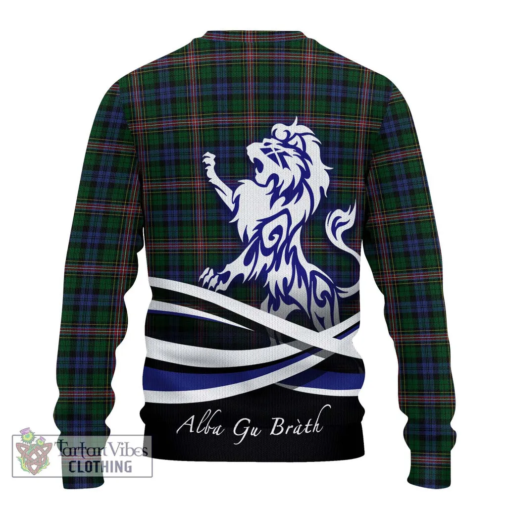 Allison Tartan Ugly Sweater with Alba Gu Brath Regal Lion Emblem