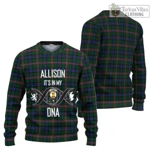 Allison Tartan Ugly Sweater with Family Crest DNA In Me Style