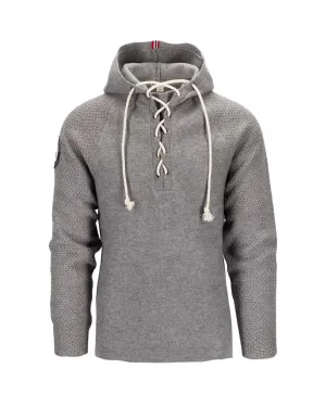 Amundsen | Boiled Wool Laced Hoodie | Men's