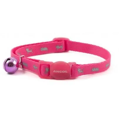 Ancol Reflective Hi Vis Kitten Safety Collar with Bell