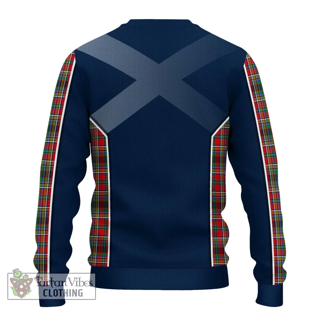 Anderson of Arbrake Tartan Ugly Sweater with Family Crest and Lion Rampant Vibes Sport Style