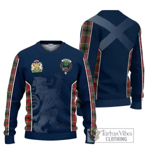 Anderson of Arbrake Tartan Ugly Sweater with Family Crest and Lion Rampant Vibes Sport Style