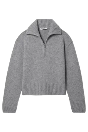 Andes Cashmere Half-zip Sweater