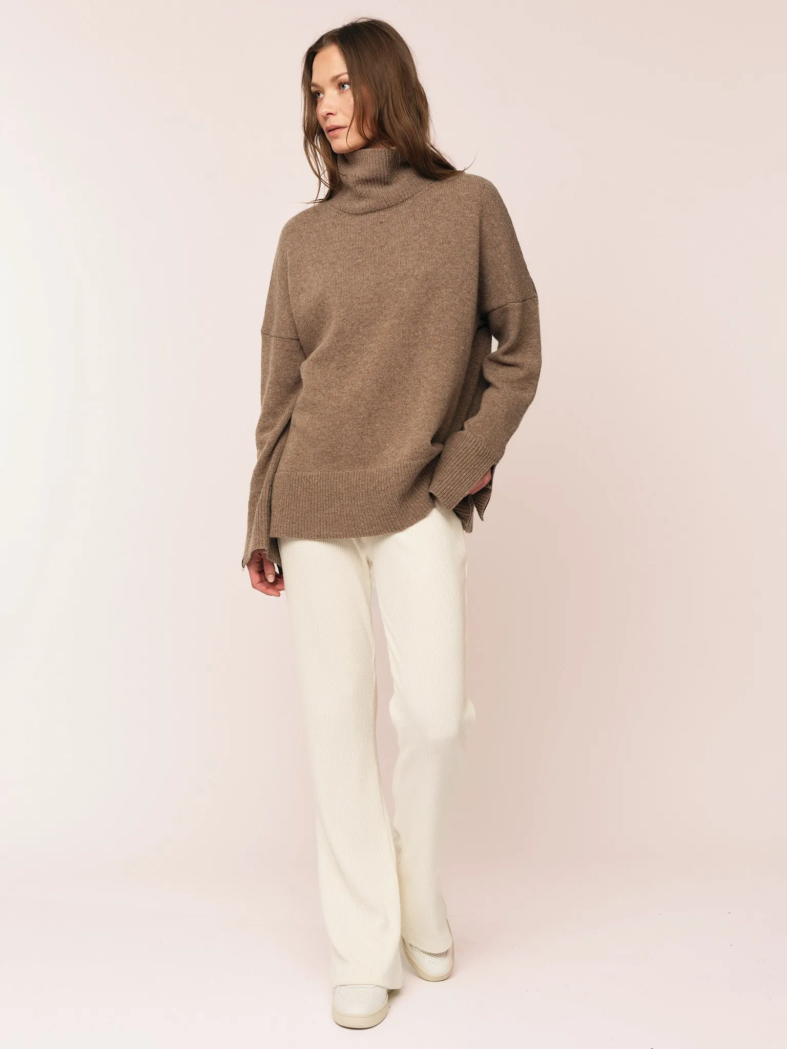 Anna TN Sweater - Brown Melange