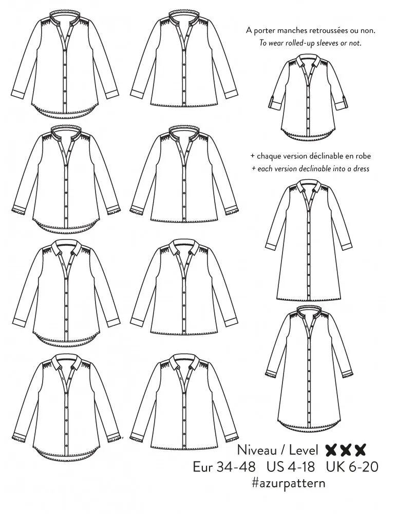 Atelier Scammit Azur Shirt & Dress