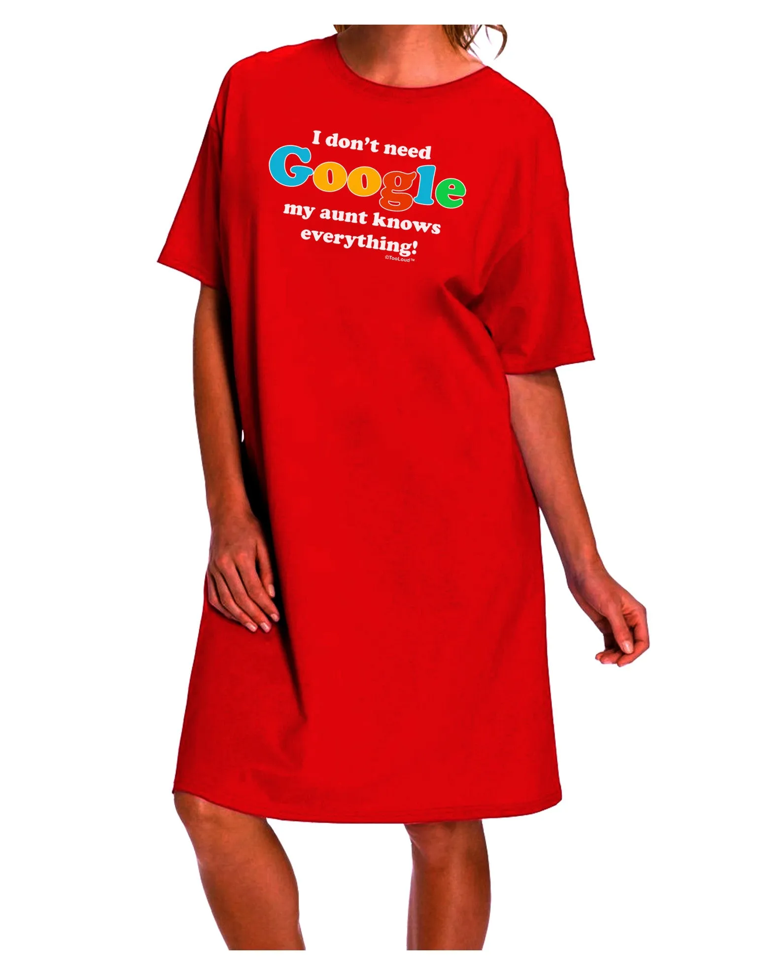 Aunt Adult Night Shirt Dress - A Unique Addition to Your Wardrobe