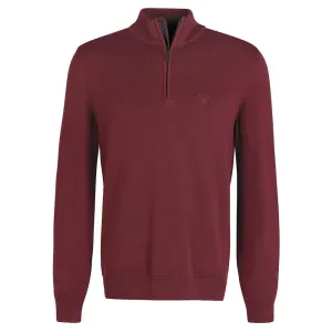 Barbour Avoch Half Zip Dark Bordeaux