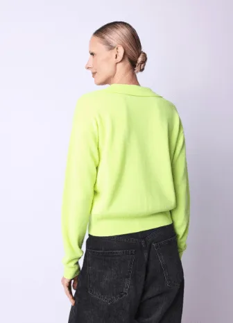 Berenice AmyPolo Sweater in Citrus Punch