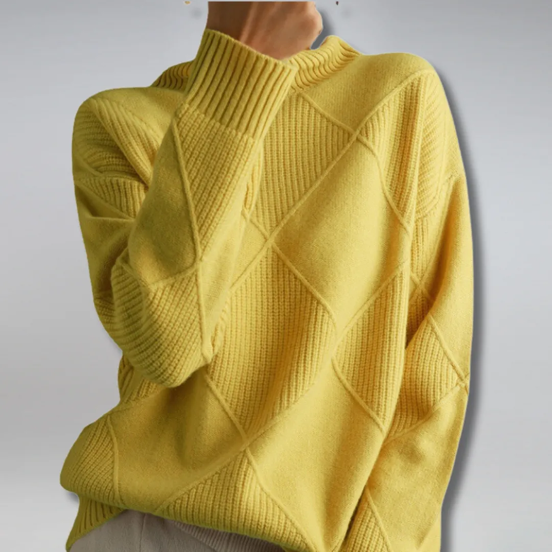 BEULAH - SOFT TURTLENECK SWEATER