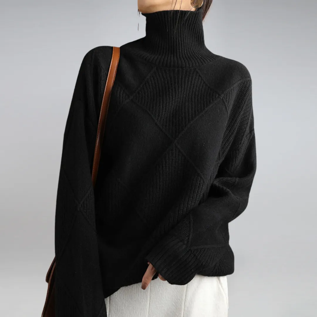 BEULAH - SOFT TURTLENECK SWEATER