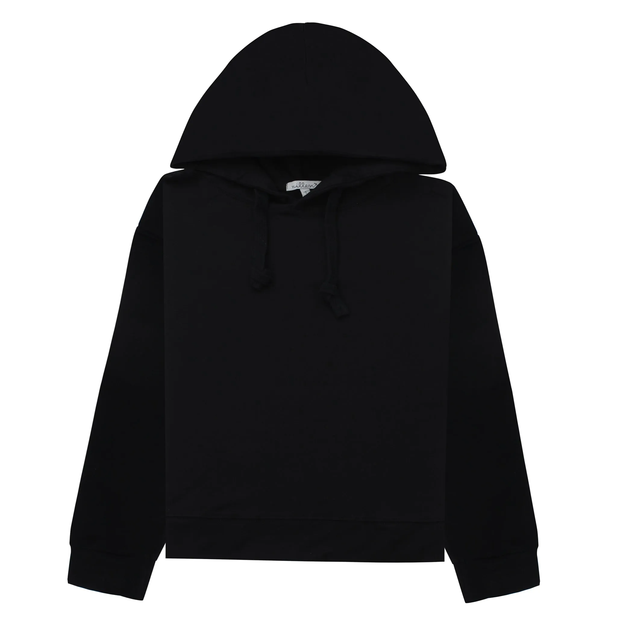 Black  Boxy Hoodie