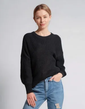 Black Crewneck Sweater