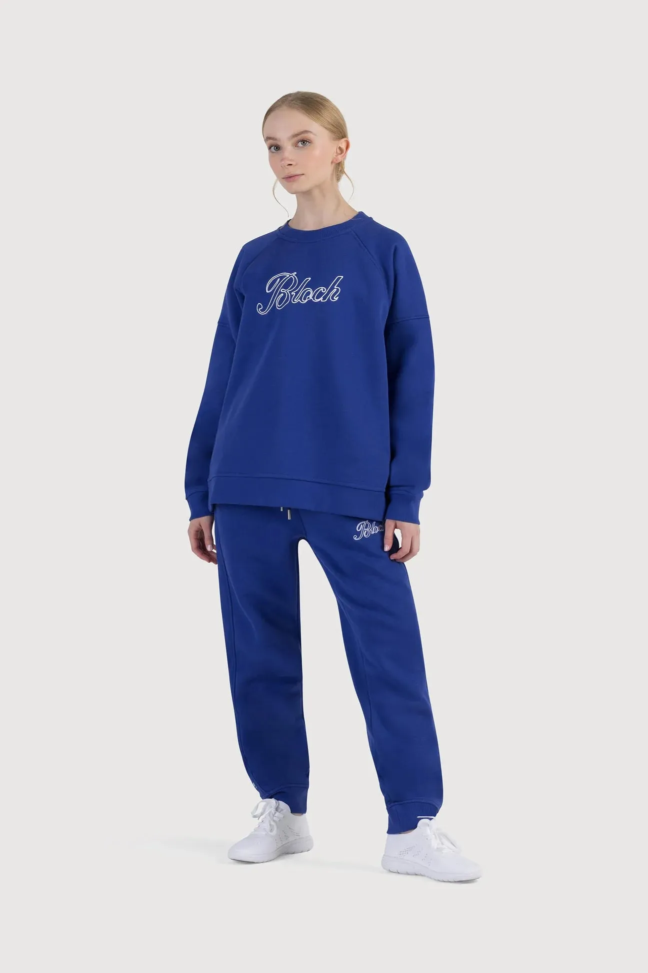 Bloch Off Duty Terry Crew Sweater | Satin Sky