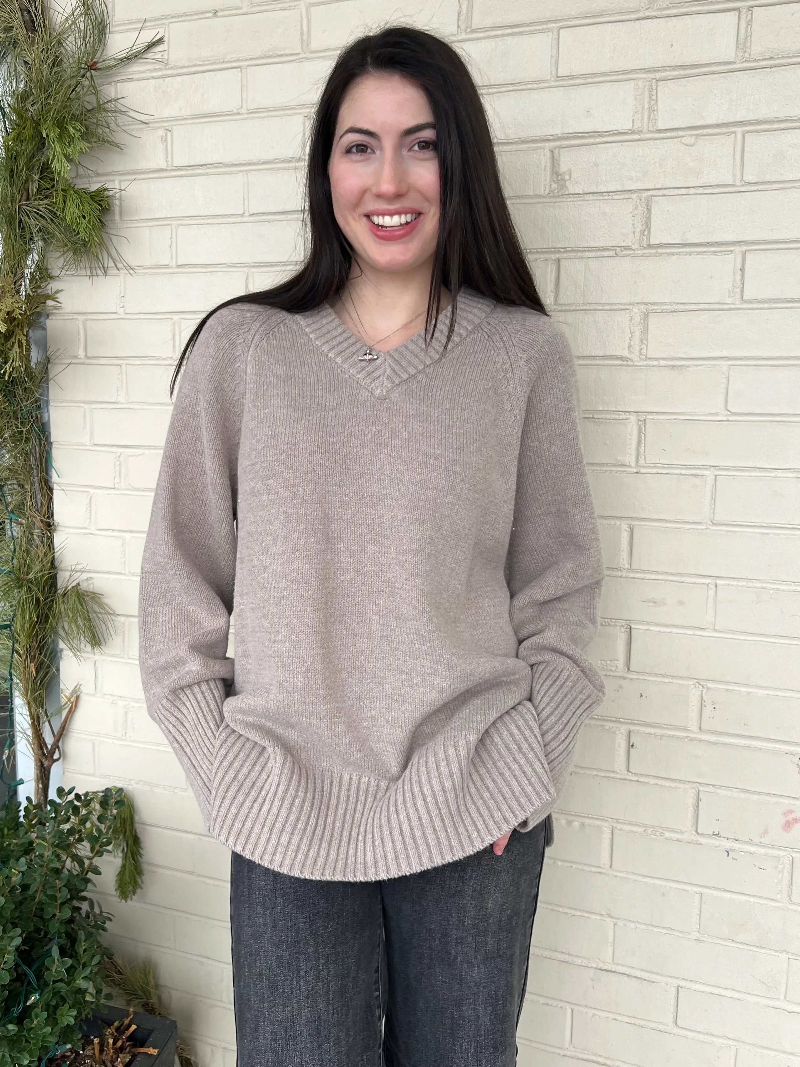 Boulevard V-Neck Sweater