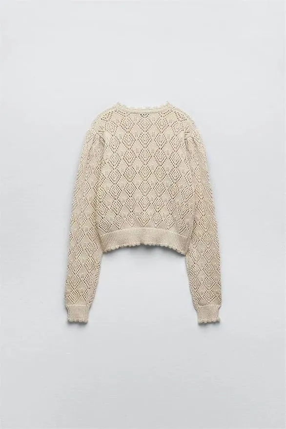 Bow Decoration Knitted Sweater