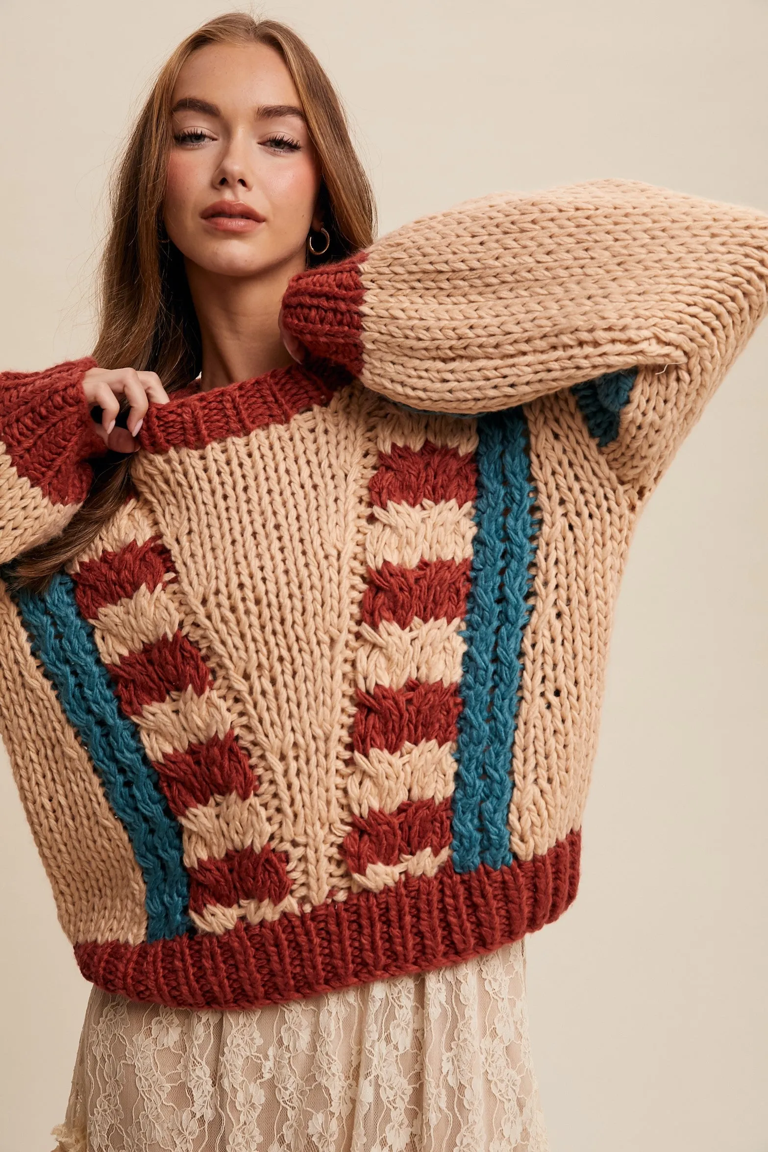 Brick by Brick Sweater