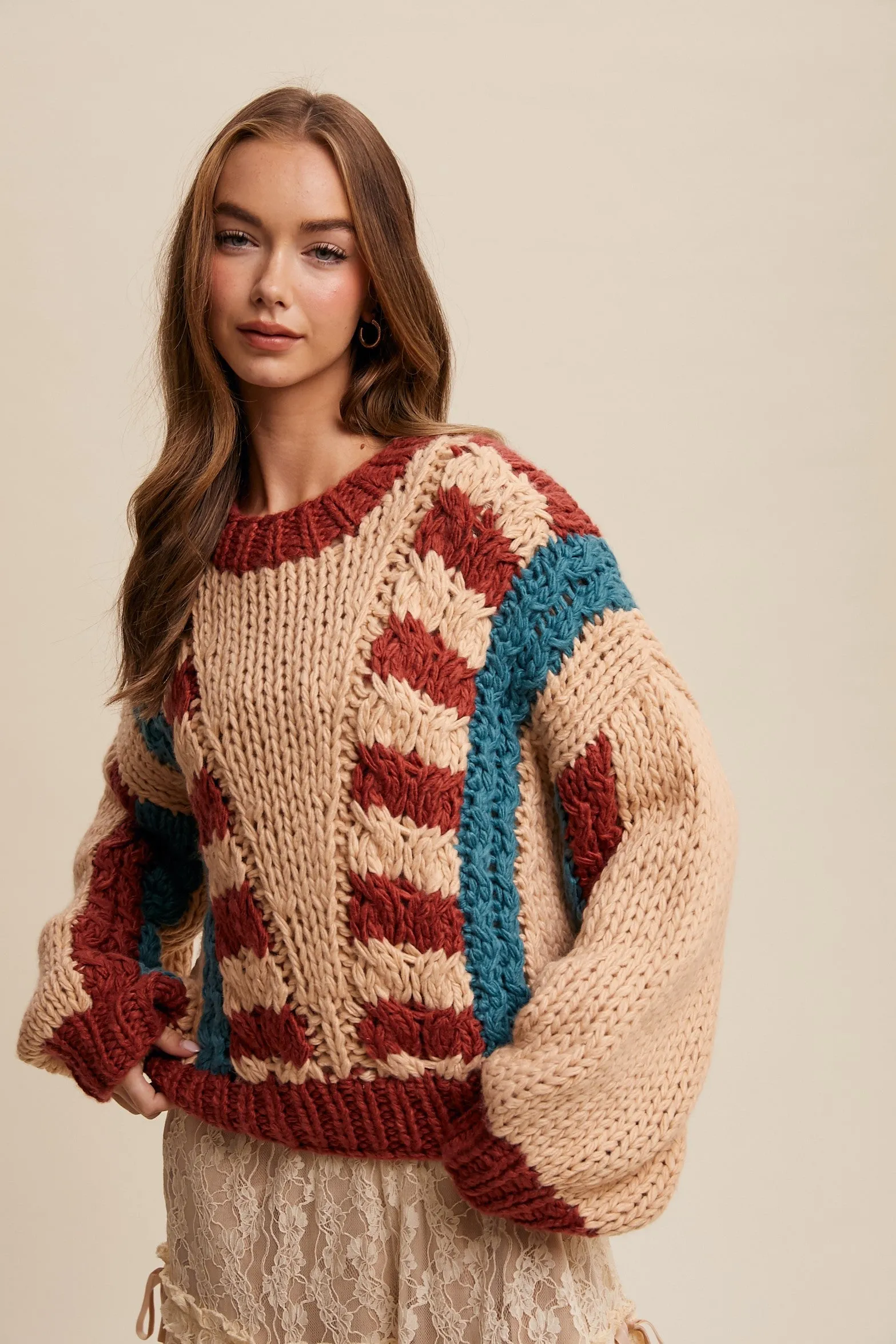 Brick by Brick Sweater