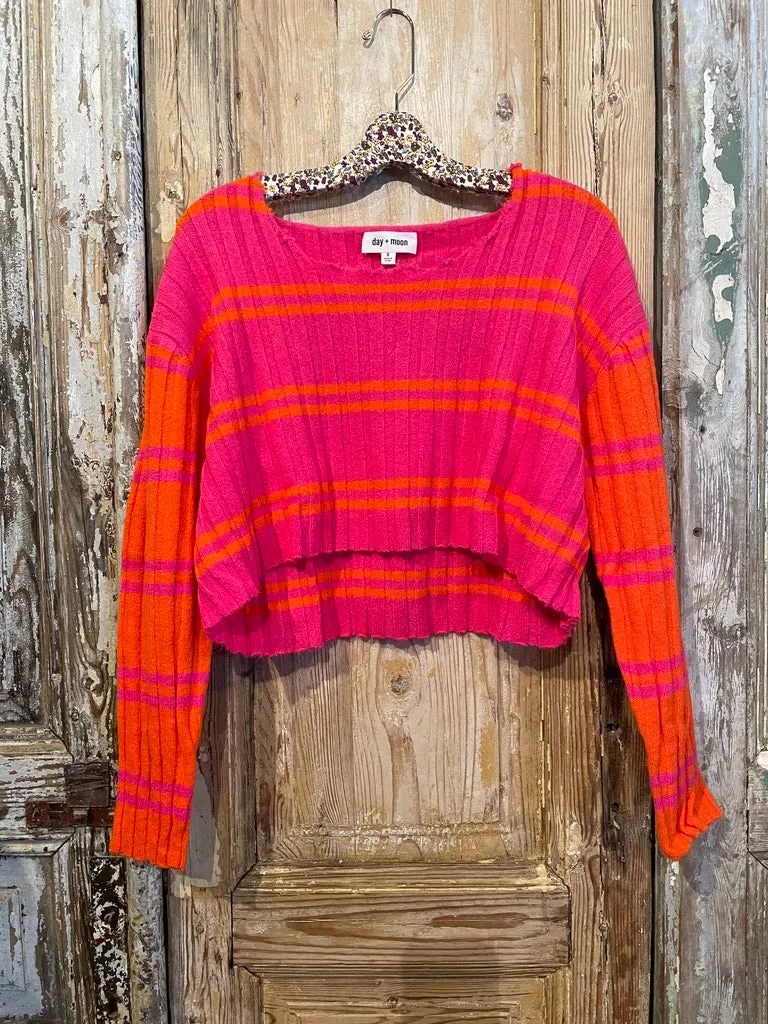 Bright Distressed Sweater