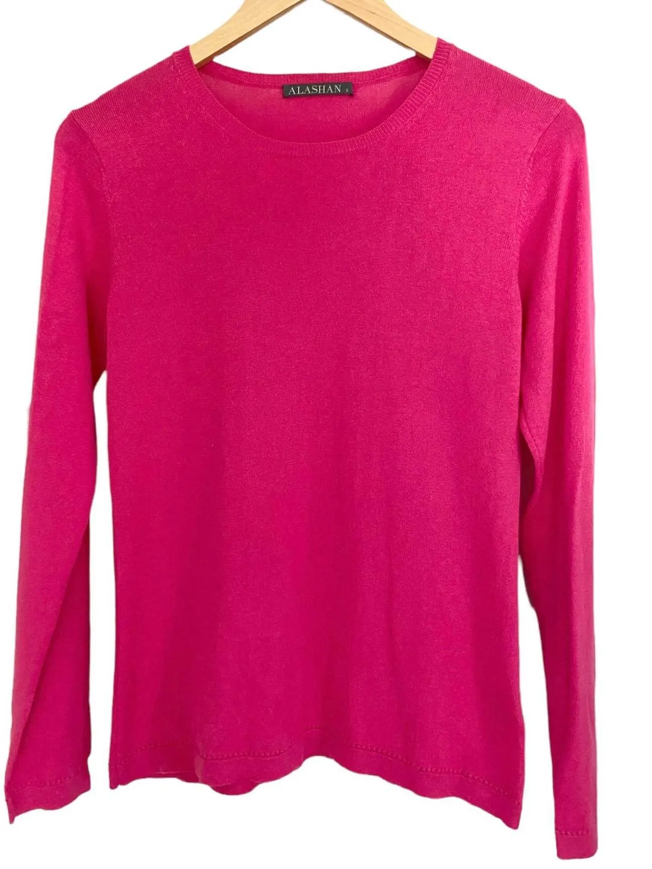 Bright Spring Pink Crewneck Sweater