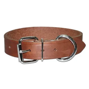 Bully Extra Heavy Oiled Leather Dog Collar