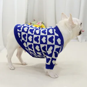 BullyButton French Bulldog Cardigan with Button Closure