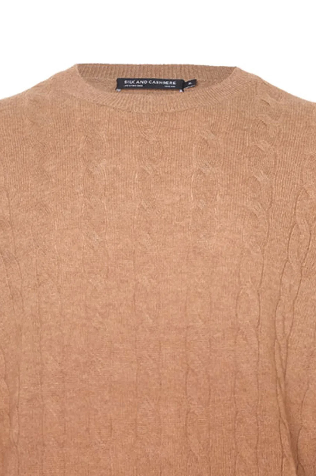 Camel Amerigo Cashmere and Wool Gradient Men's Sweater