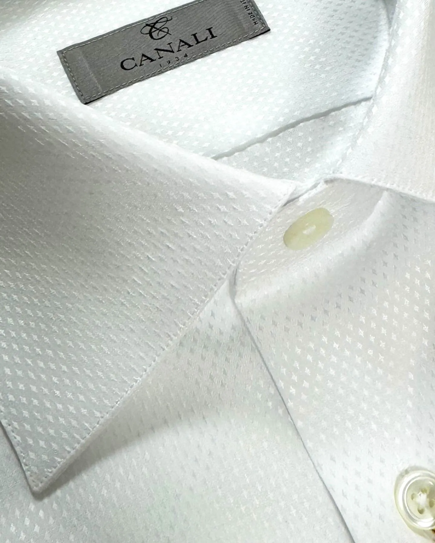 Canali Evening Shirt White - Modern Fit 40 - 15 3/4