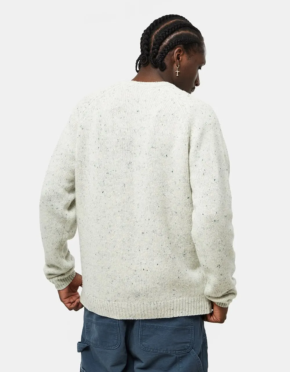 Carhartt WIP Anglistic Sweater - Speckled Salt