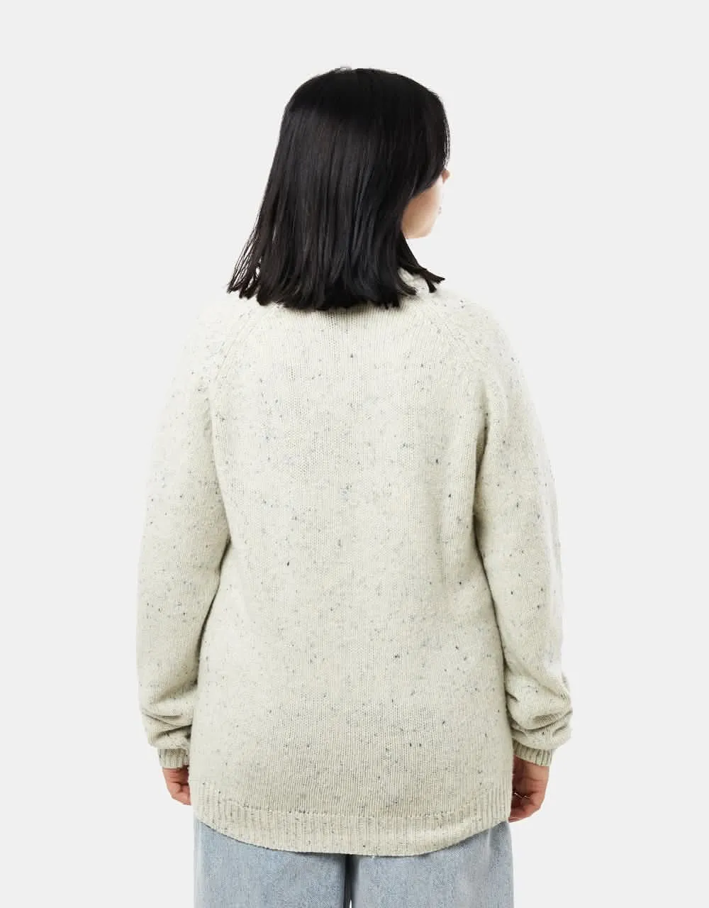 Carhartt WIP Anglistic Sweater - Speckled Salt