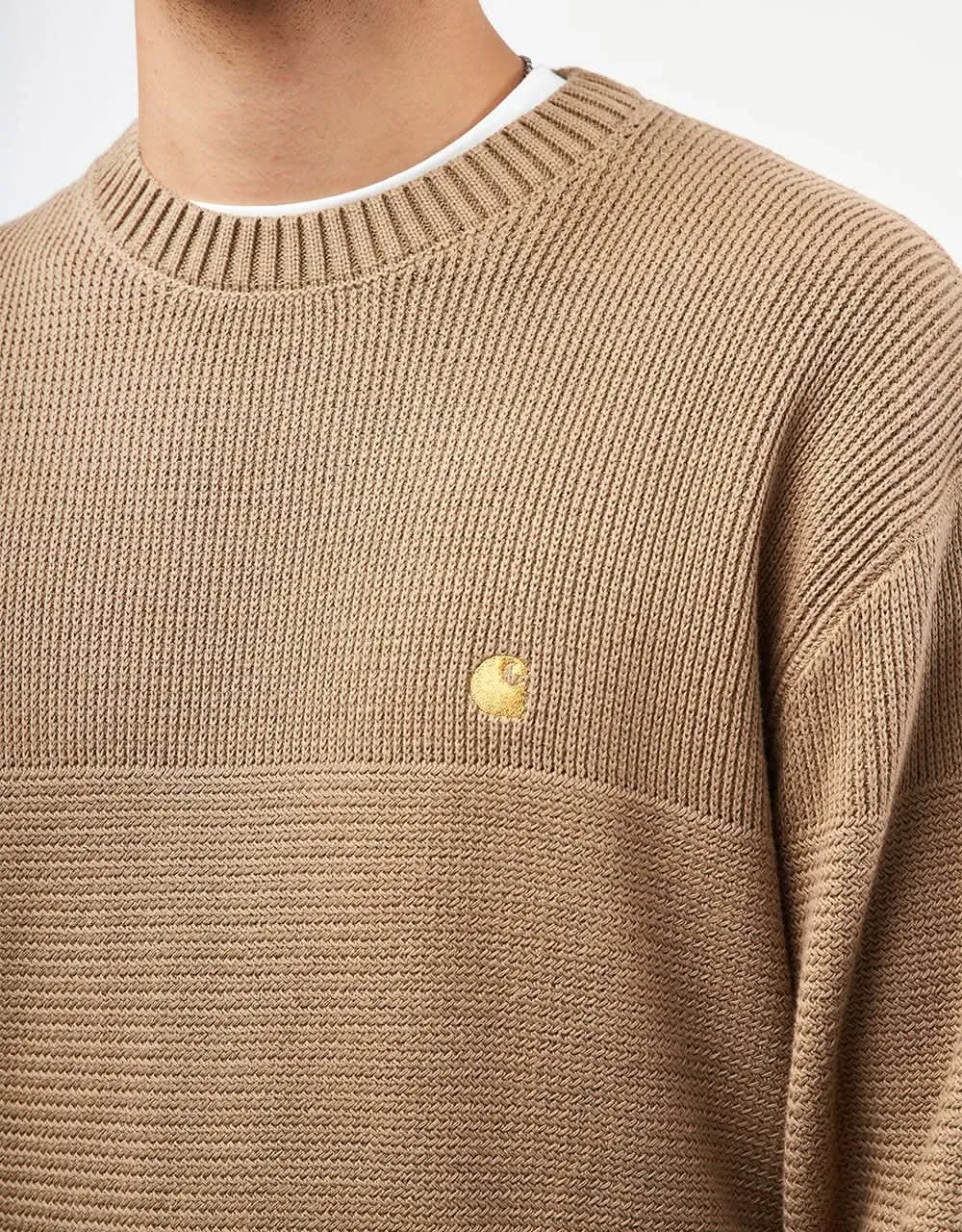 Carhartt WIP Chane Sweater - Leather/Gold