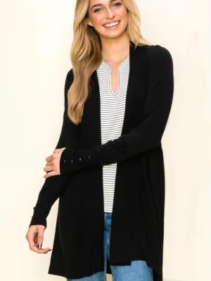 Charley Sweater Cardigan - Black