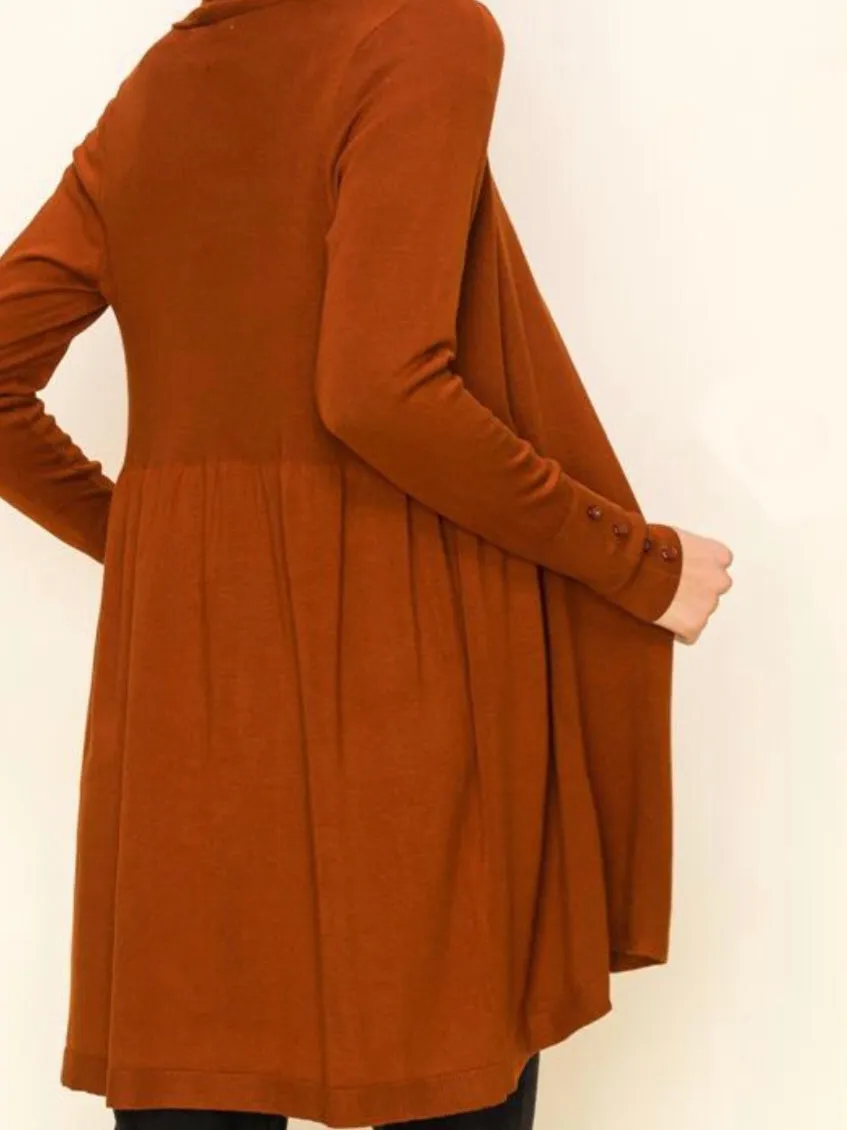 Charley Sweater Cardigan -  Copper