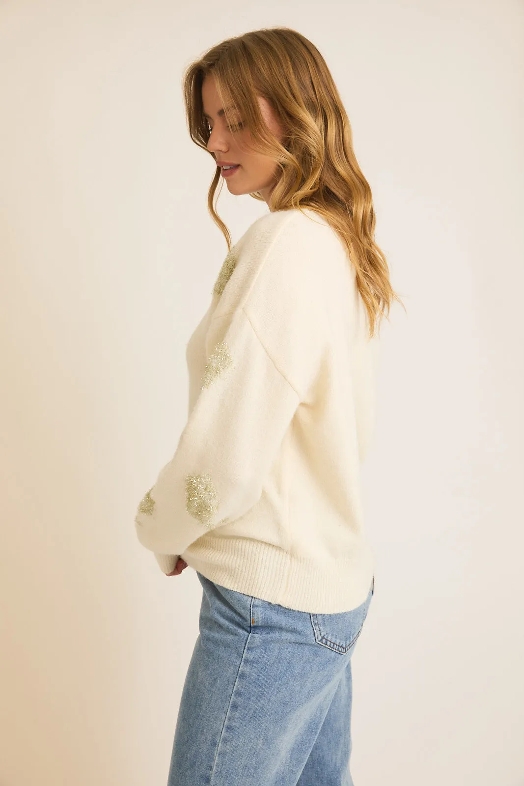 Cheers Champagne Sweater - FINAL SALE