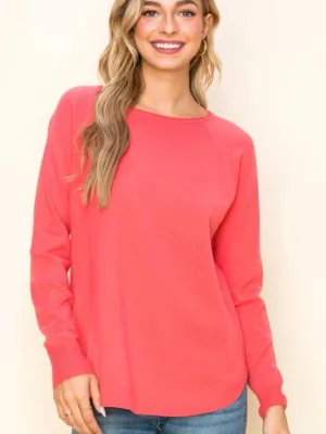 Chelsea Sweater - Dark Coral