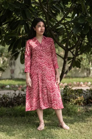 Cherry Threads Shirt Linen Dress