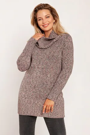 Chic Melange Turtleneck Jumper MKM