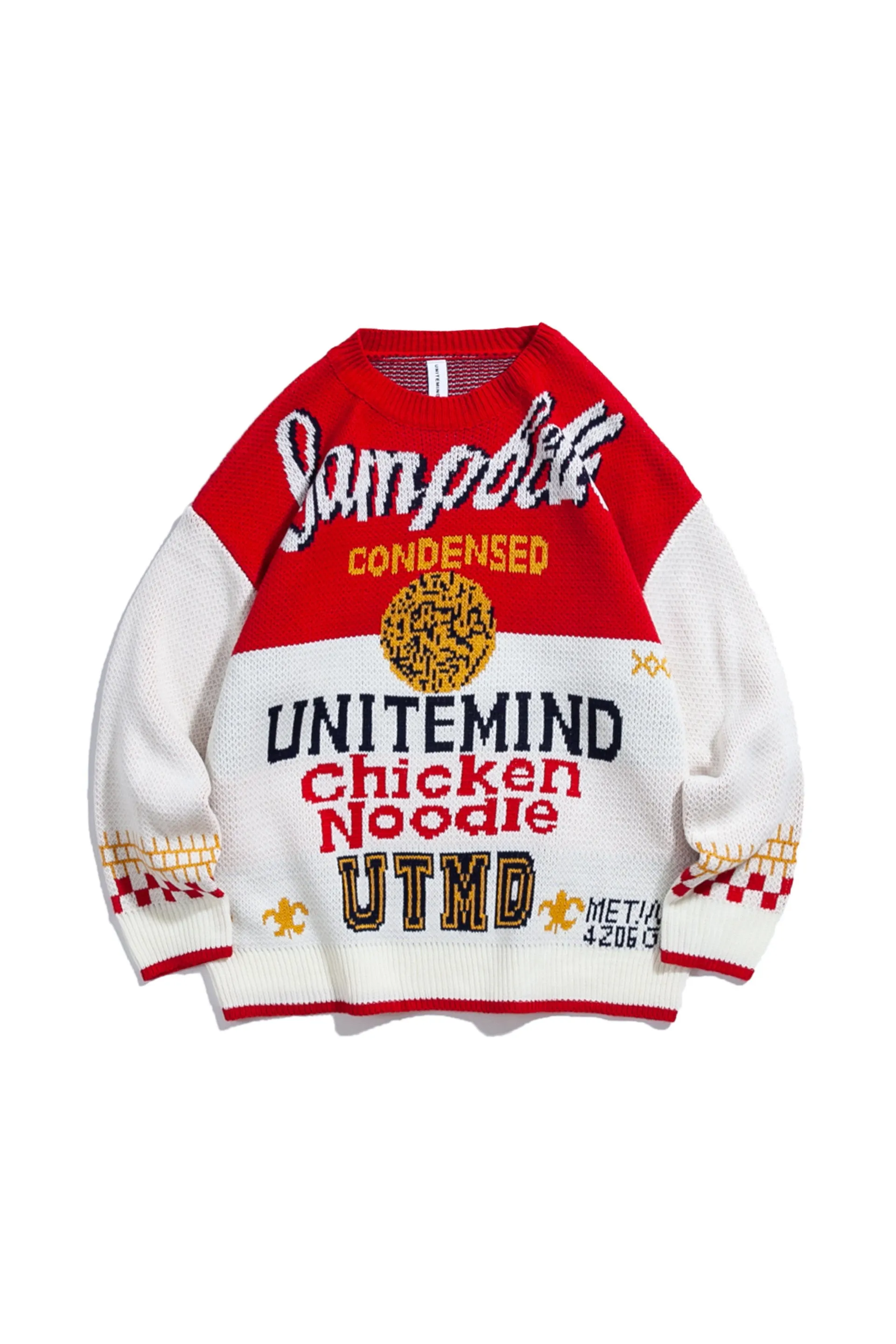 CHICKEN NOODLE oversized sweater