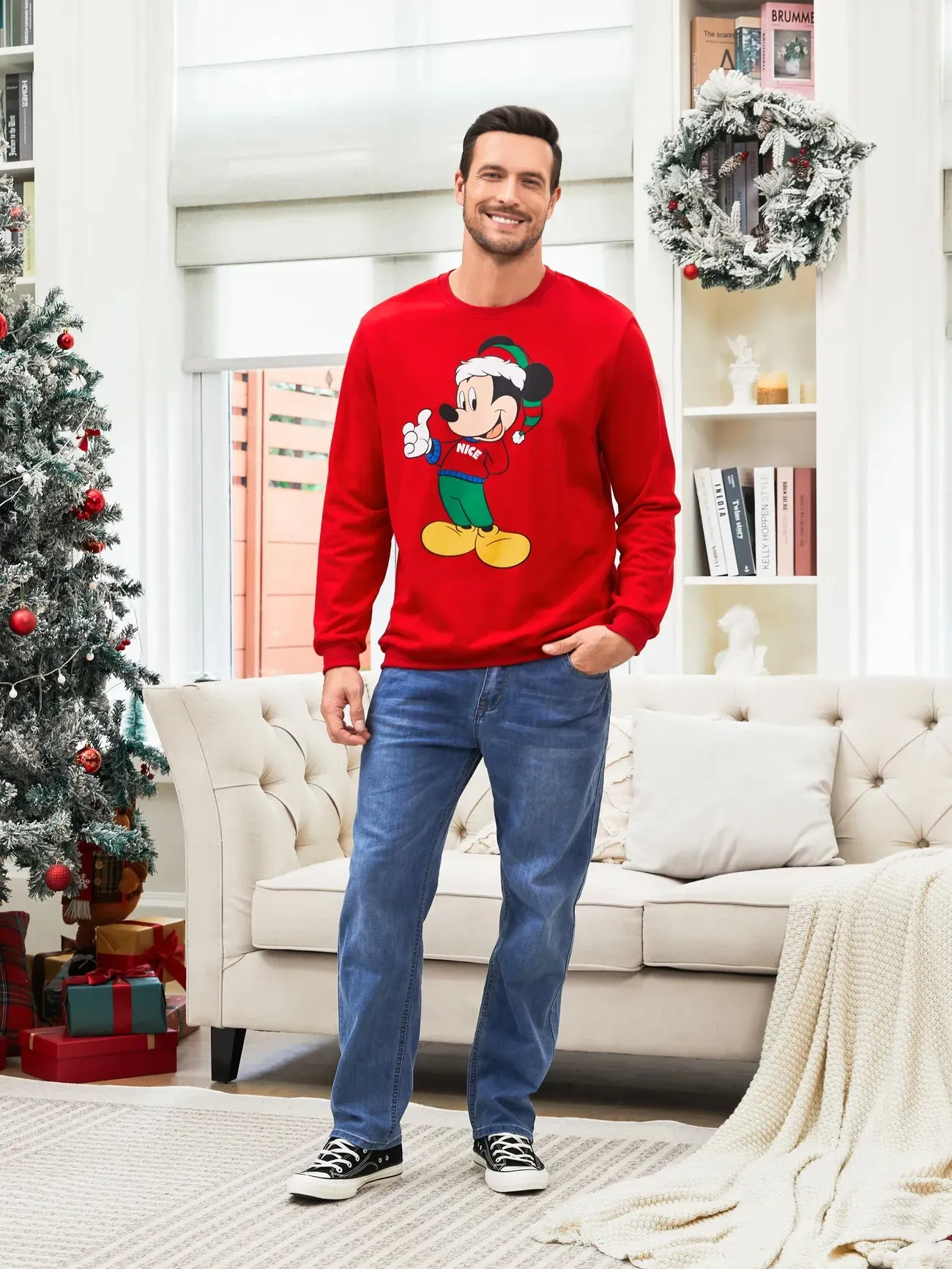 Christmas Mickey And Friends Family Matching Sweaters Set