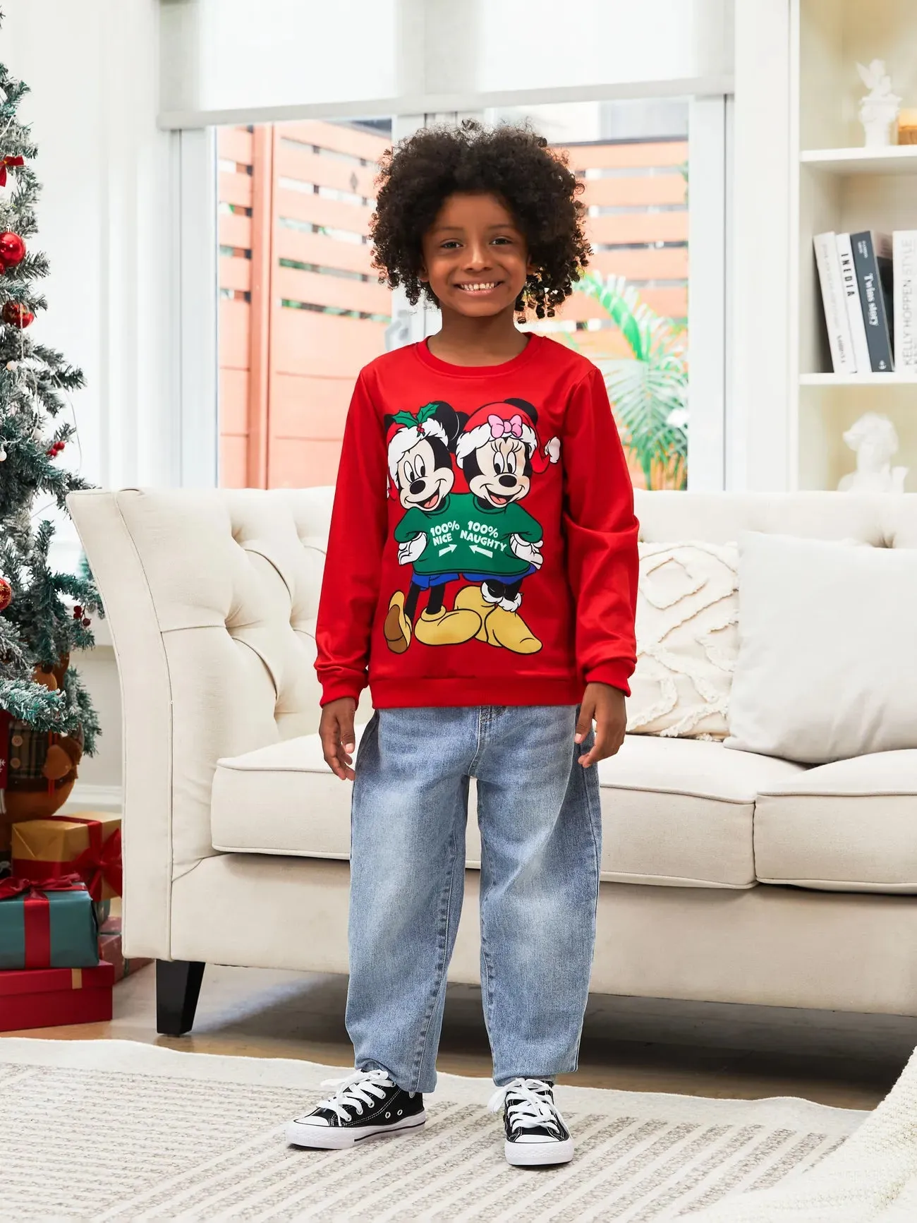 Christmas Mickey And Friends Family Matching Sweaters Set