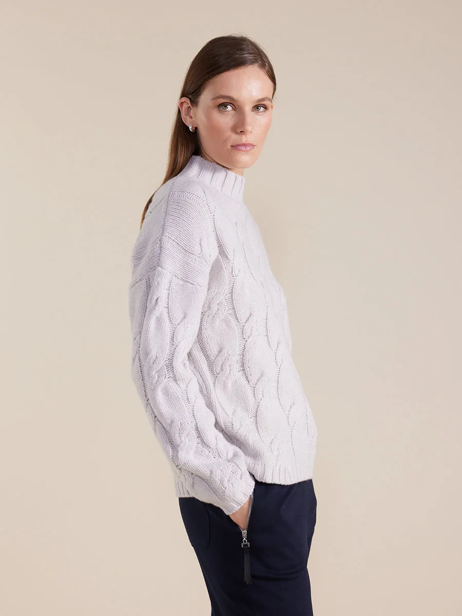 Chunky Cable Fleck Sweater